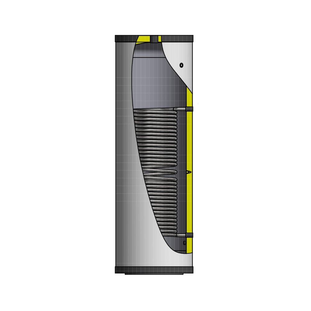 Ballon Inox 316 ECS avec 1 serpentin pour PAC - garantie 5 ans Ballon Inox 316 ECS avec 1 serpentin pour PAC - garantie 5 ans