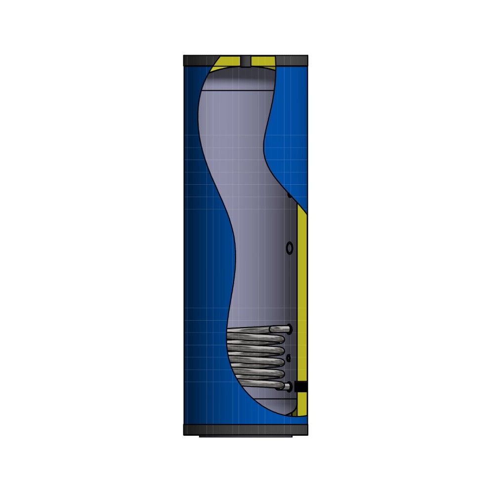 Ballon Inox 316 ECS 1 serpentin - garantie 5 ans