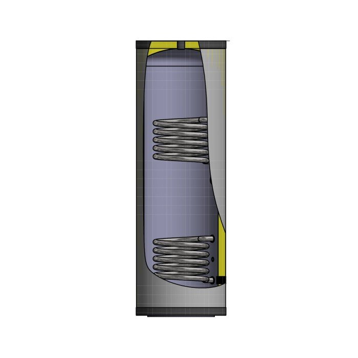 Ballon Inox 316 ECS 2 serpentins - garantie 5 ans
